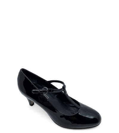 Pantofi dama HAZEL negru lacuit